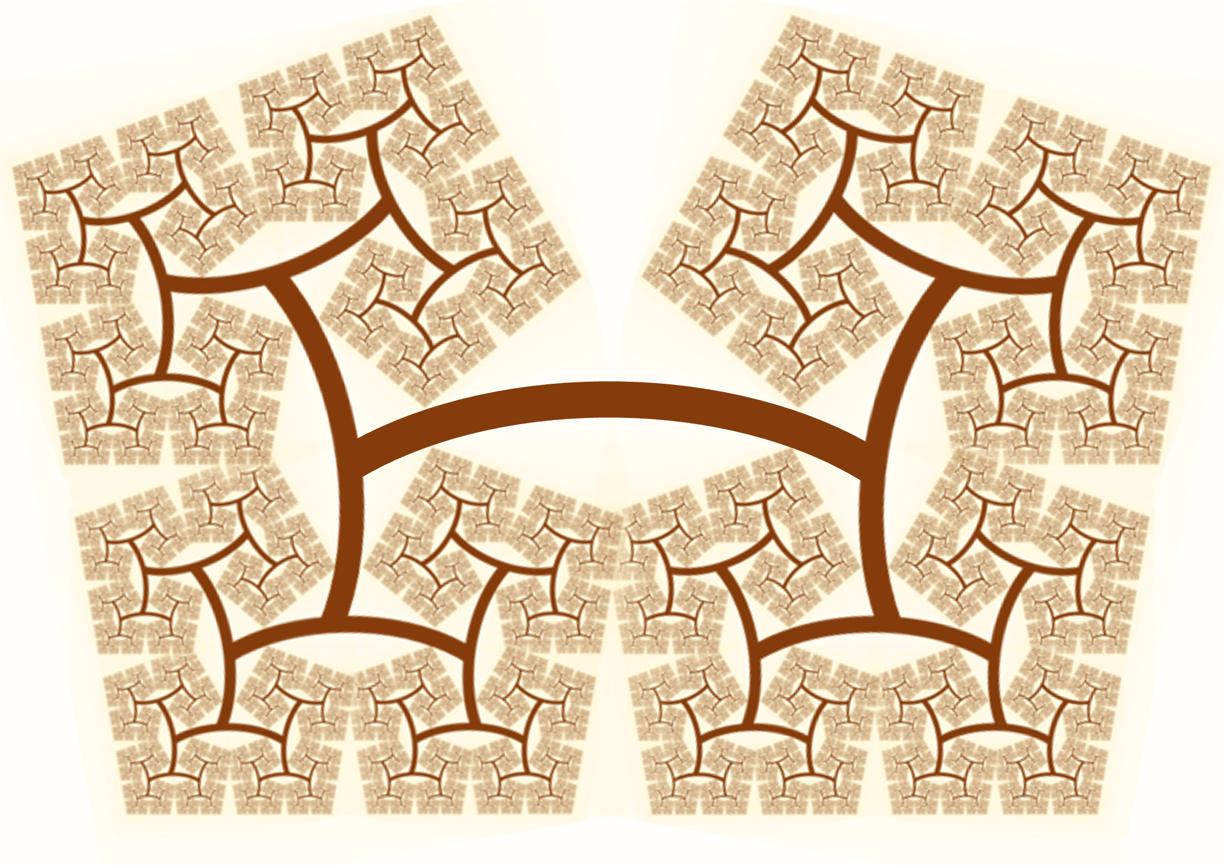 Fractal: Curved H Tree