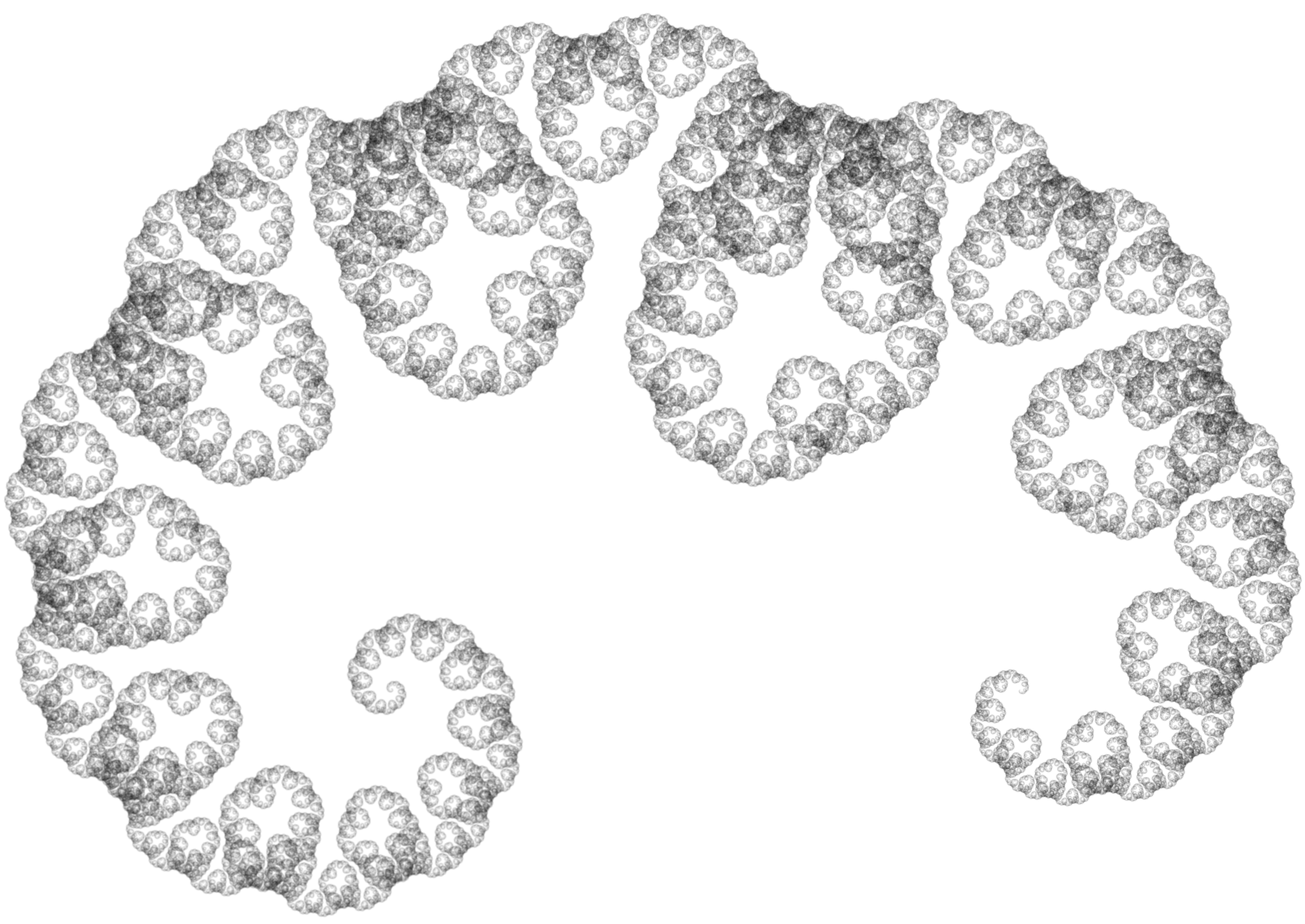 Fractal: Lévy C 3-4-5 curve