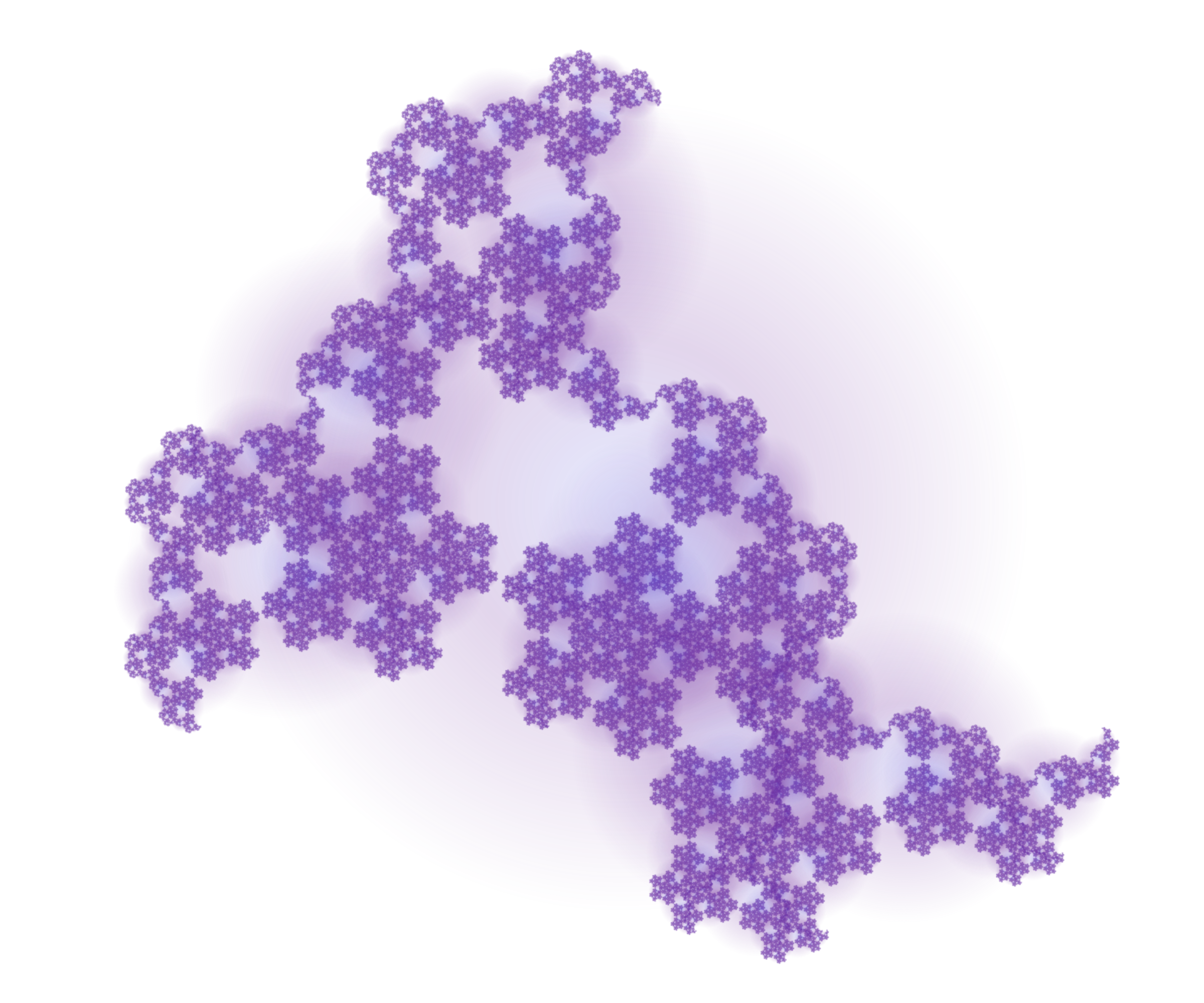 Fractal: Purple Pentigree