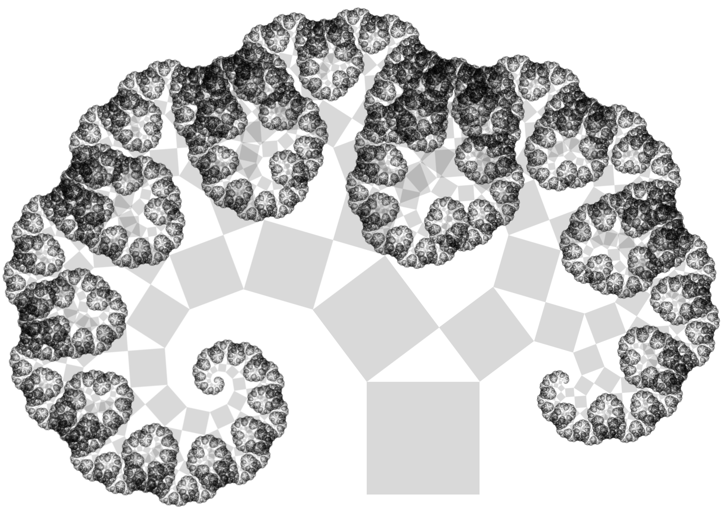 Fractal: 3-4-5 Pythagoras Tree