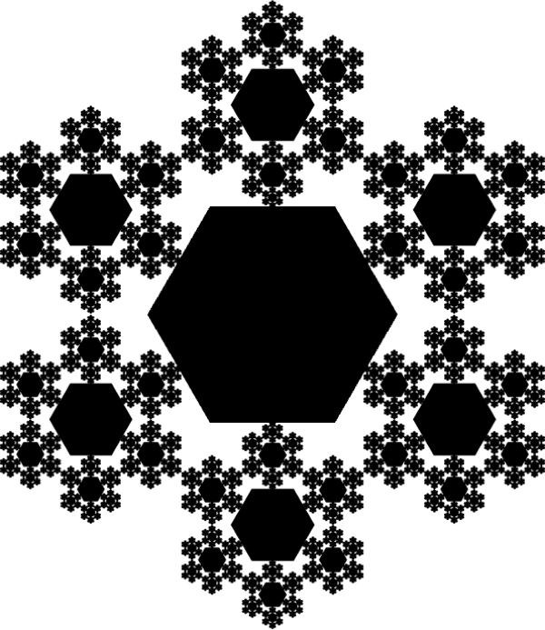 Thumbnail: Exploded Koch Snowflake