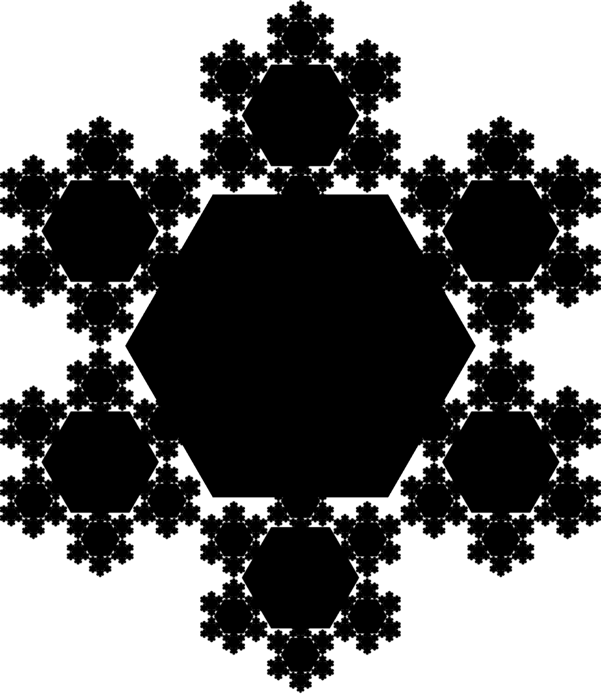 Fractal: Exploding Koch Snowflake