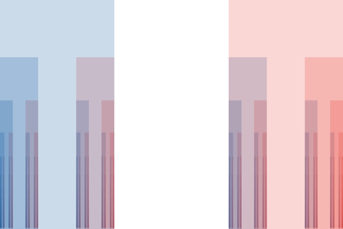 Fractal: Cantor Set as French flag