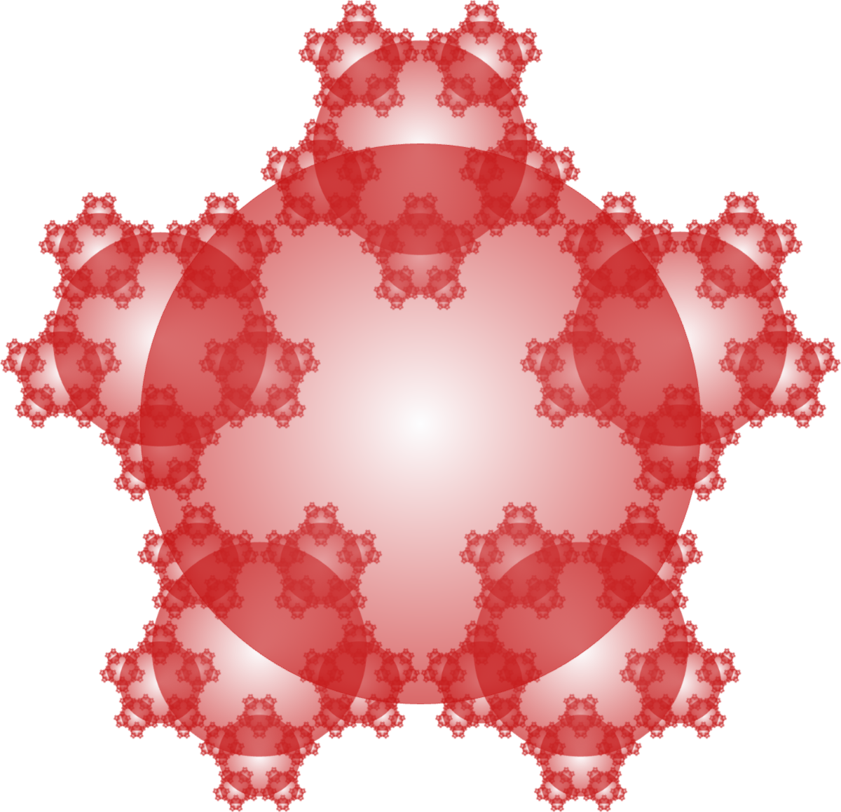 Fractal: Sierpiński Pentagon microbe