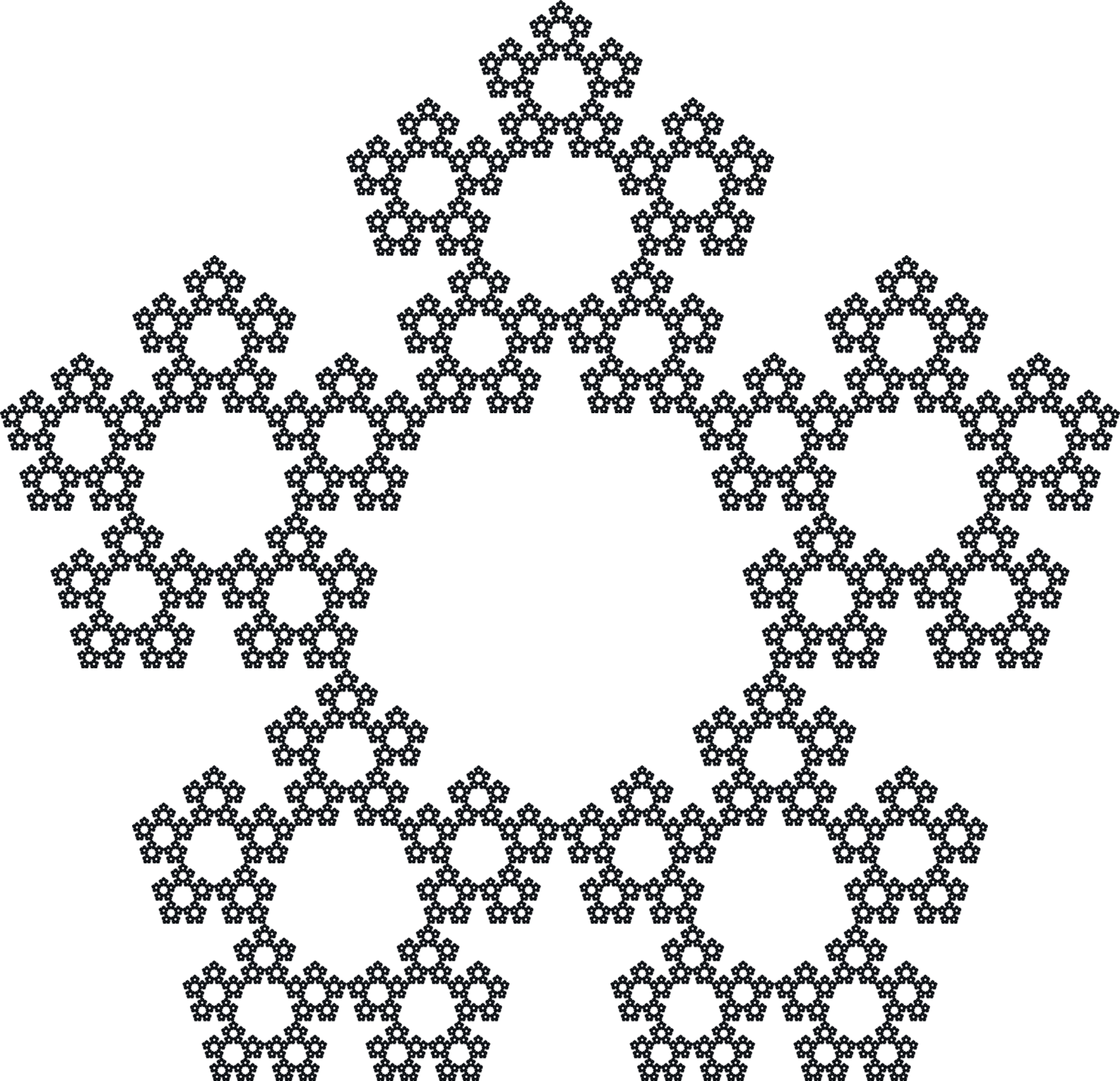 Fractal: Sierpiński Pentagon