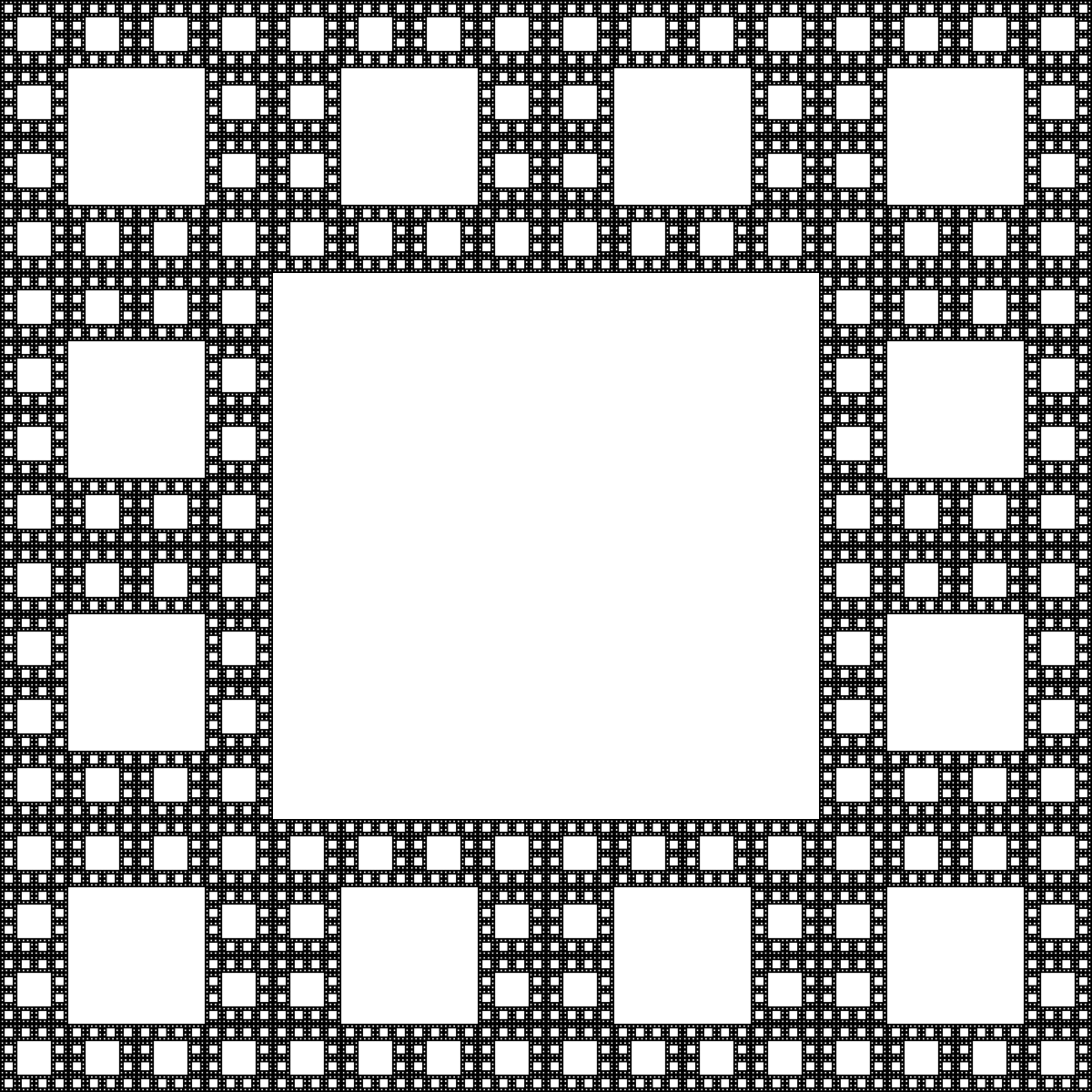 Fractal: Variation on the Sierpiński Carpet