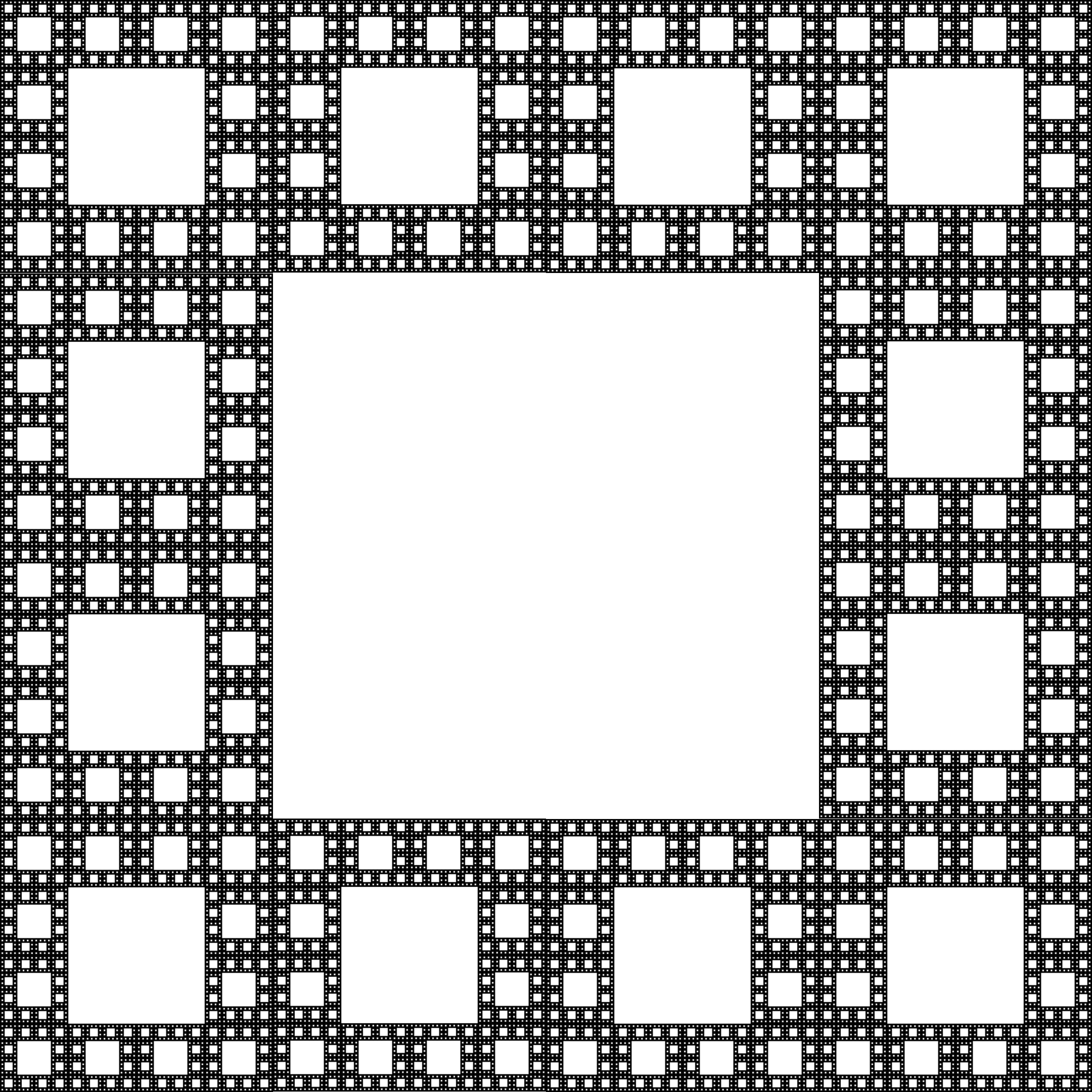 Fractal: Variation on the Sierpiński Carpet