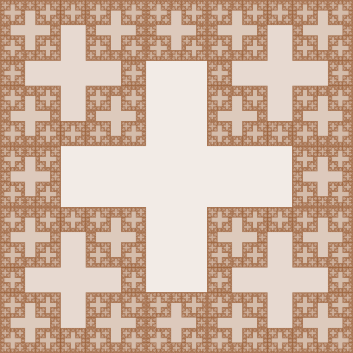 Fractal: Jerusalem Cross