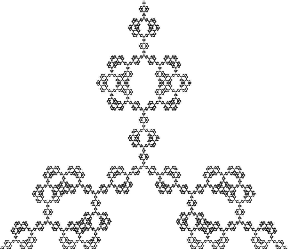 Fractal: Koch antisnowflake