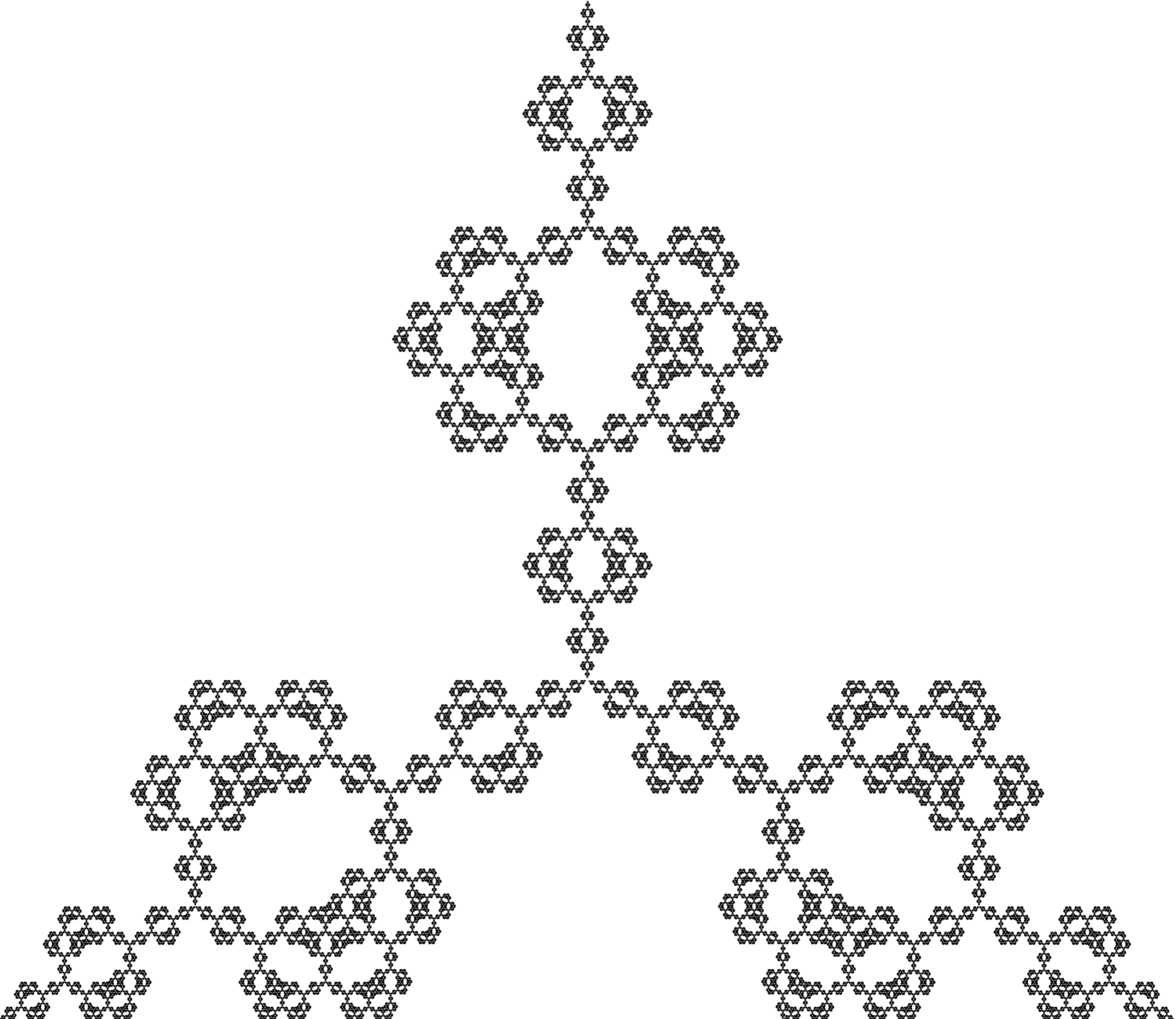 Fractal: Koch antisnowflake