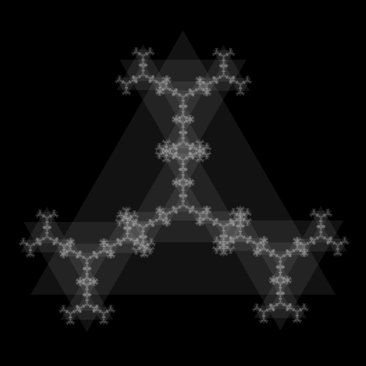 Fractal: Triangular Lightning