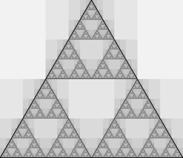 Thumbnail: Sierpiński Triangle with rectangles