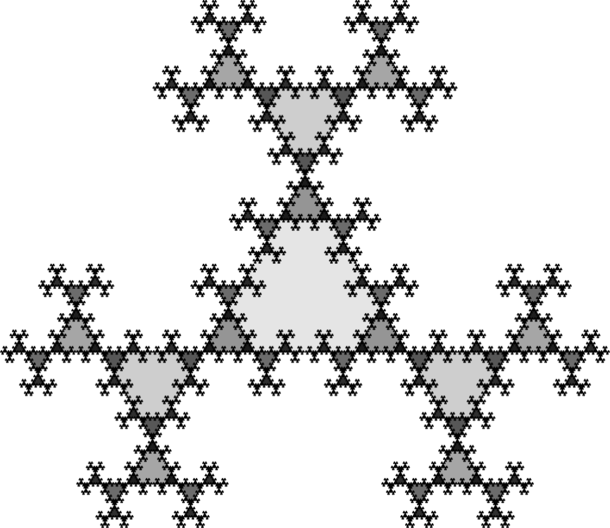 Fractal: Rotated Sierpiński