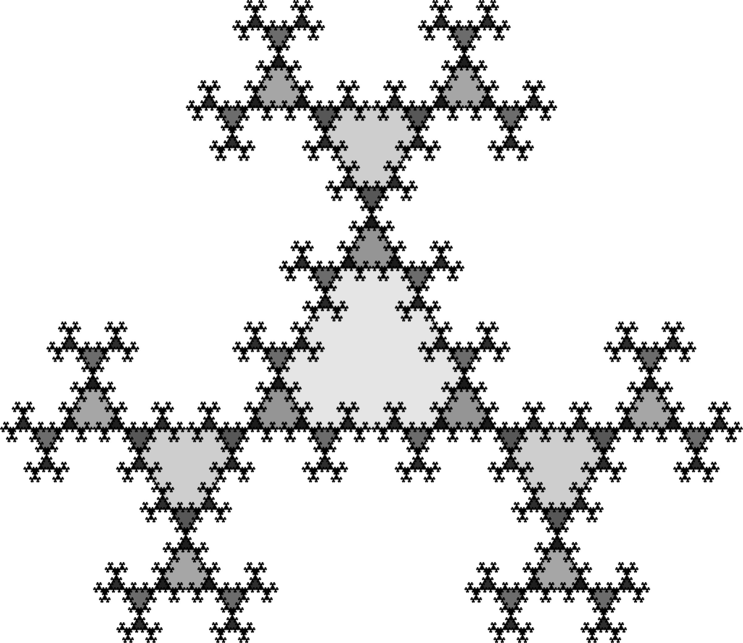 Fractal: Rotated Sierpiński