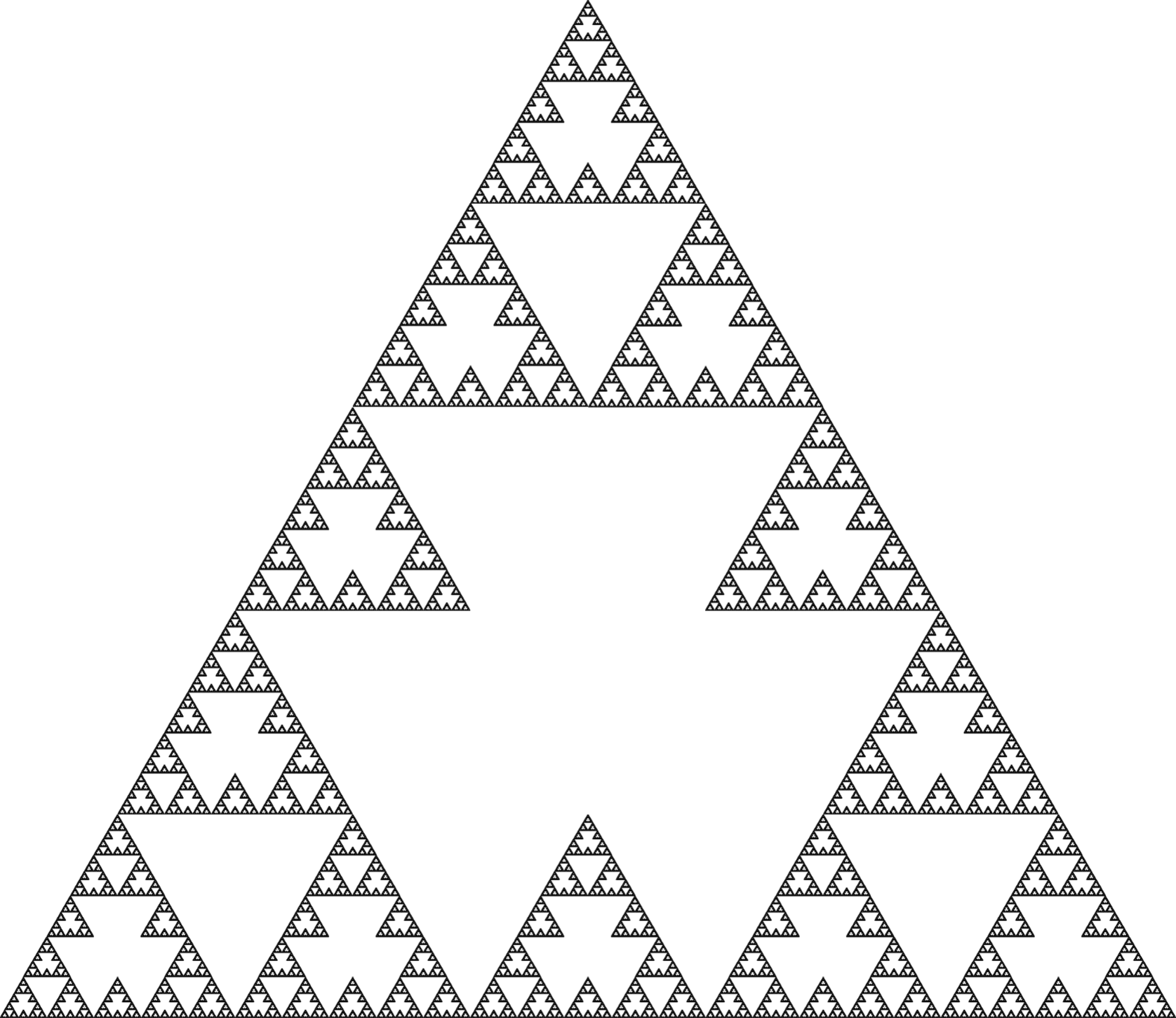 Fractal: Variation on the Sierpiński Triangle