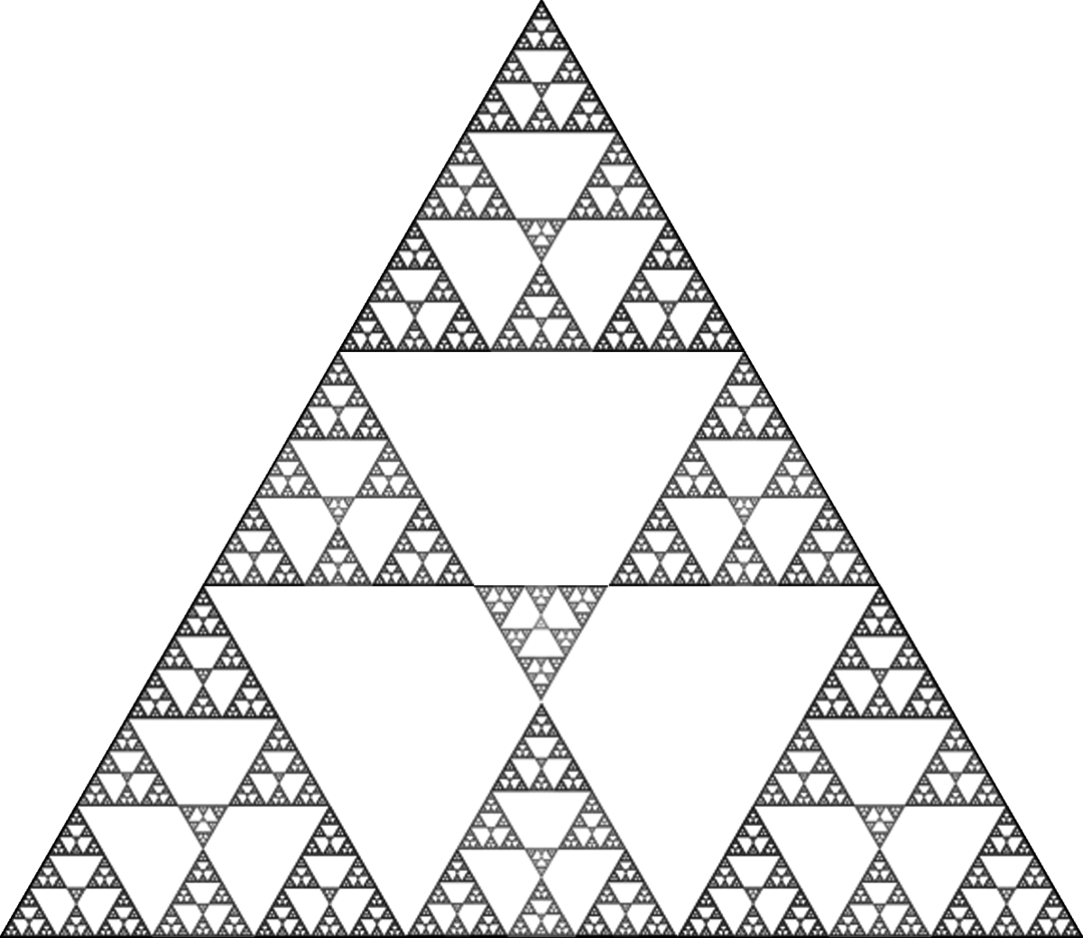 Fractal: Variation on the Sierpiński Triangle