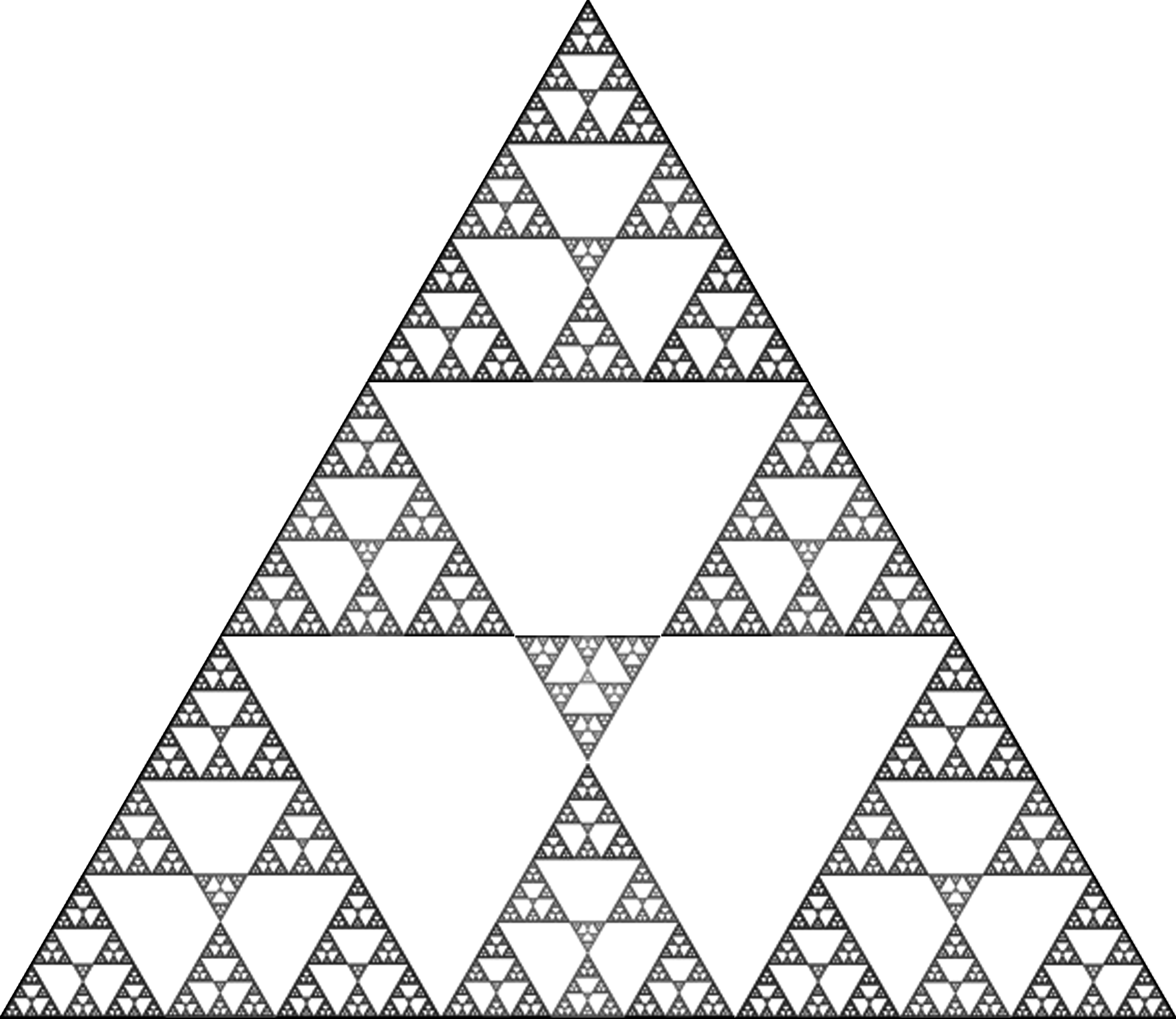 Fractal: Variation on the Sierpiński Triangle