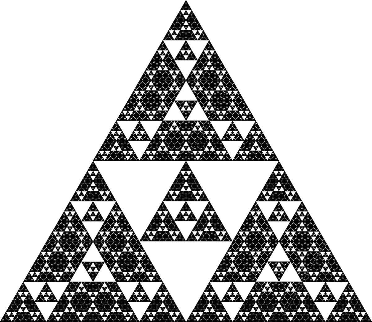 Fractal: Another variation on the Sierpiński Triangle