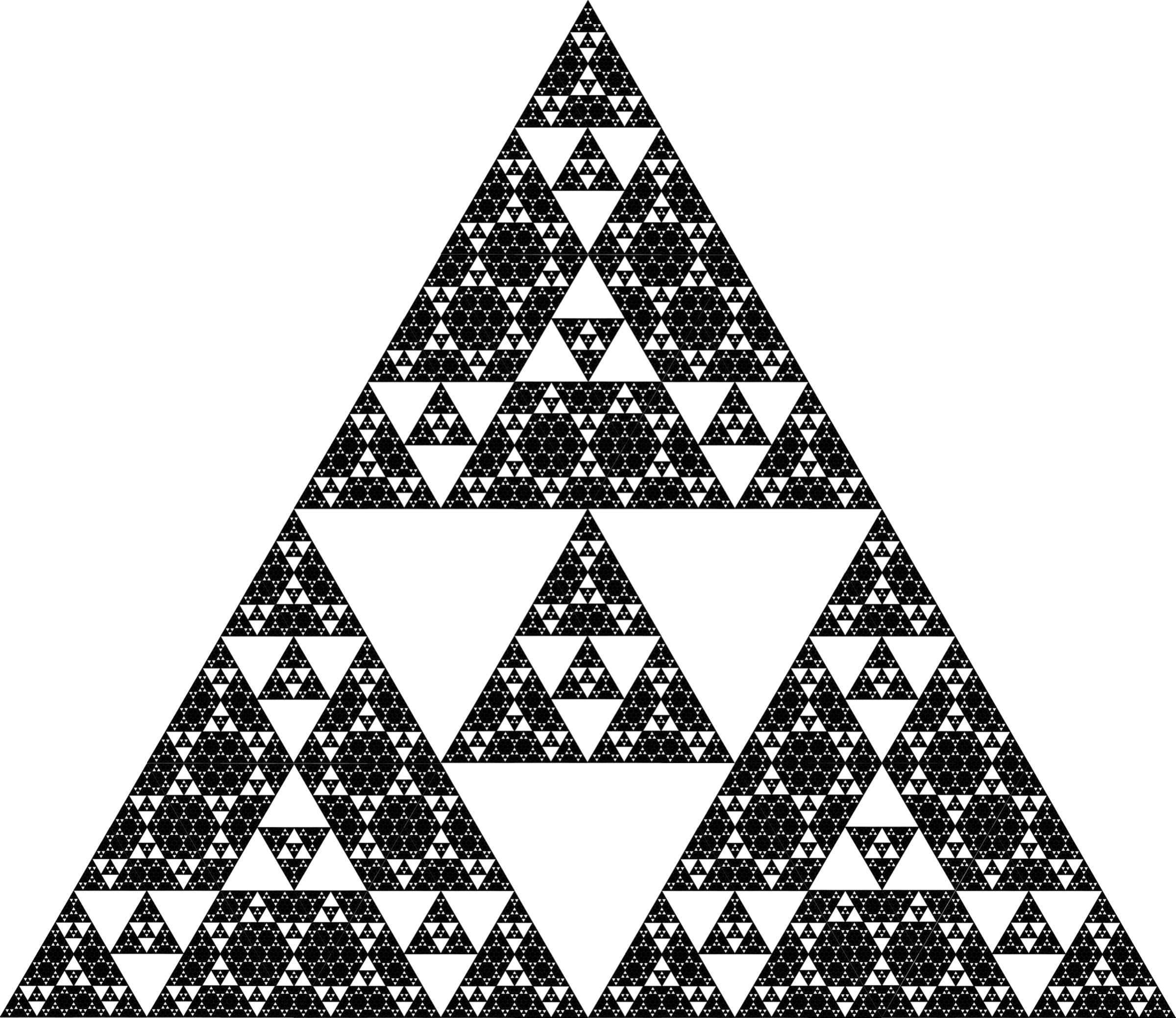 Fractal: Another variation on the Sierpiński Triangle